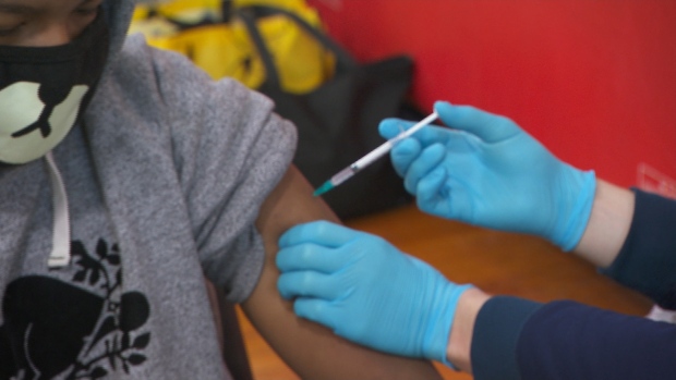 De meeste vaccinaties worden op één dag gegeven in de wijk Waterloo in de Pengemanskliniek