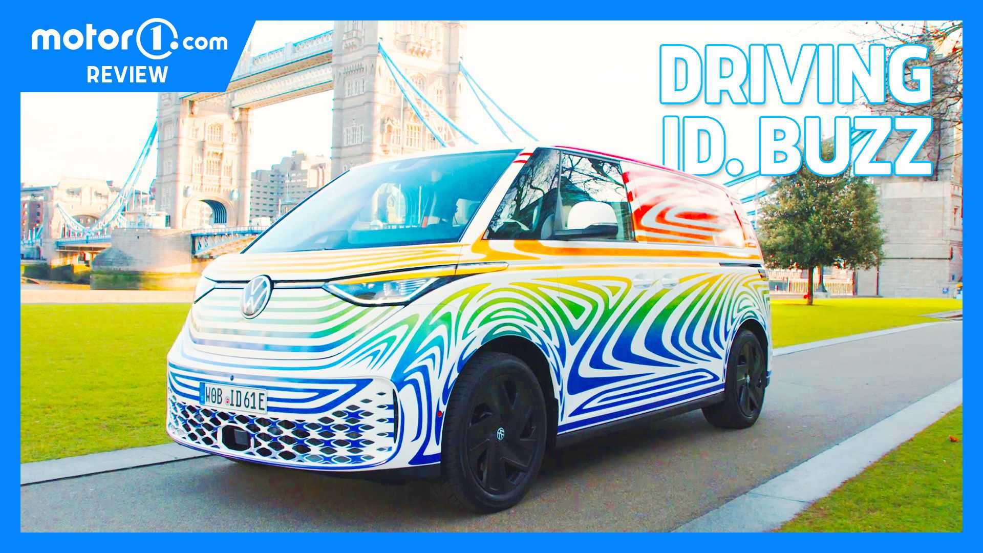 Volkswagen-ID.  Buzz First Drive review: regenbogen en rotondes