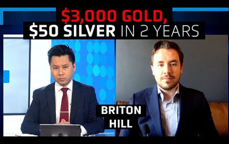 3.000 dollar in goud, 50 dollar in zilver;  Dubbelcijferige inflatie volgende maand ‘zou me niet verbazen’ – Bretton Hill