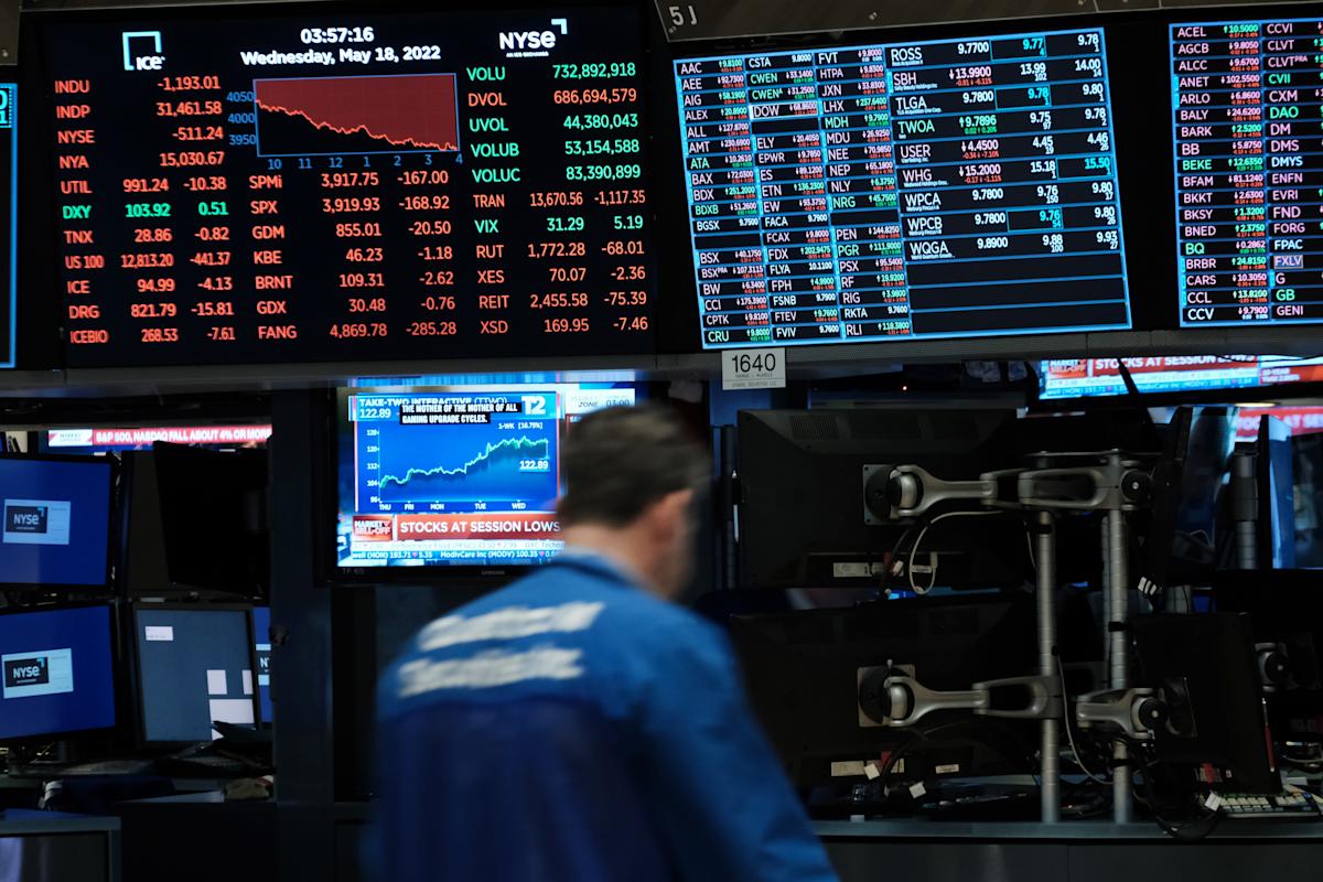 S&P 500 zakt in de buurt van bearmarktgebied terwijl aandelen blijven verliezen