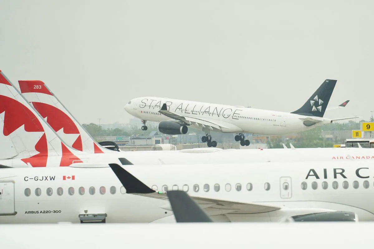 Air Canada citeert het verbergen van een ‘niet-naleving’ om passagiers van Montreal naar Londen te laten gaan
