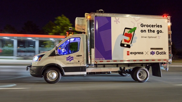 Canada’s eerste zelfrijdende bestelwagen voor boodschappen gelanceerd in Toronto