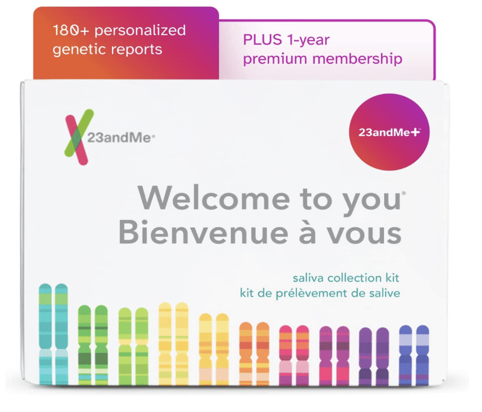 23andMe + Premium-lidmaatschapspakket (afbeelding via Amazon)