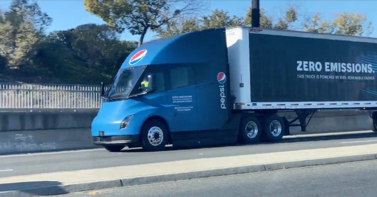 Pepsi praat over de Tesla Semi;  De leidinggevende maakt rare opmerkingen over de actieradius van de elektrische truck