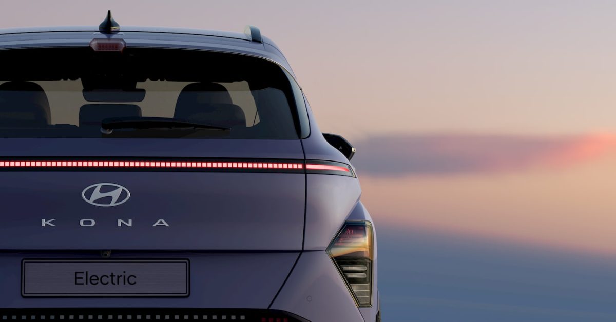 Hyundai toont "Future Design EV Derived" voor 2024 Kona